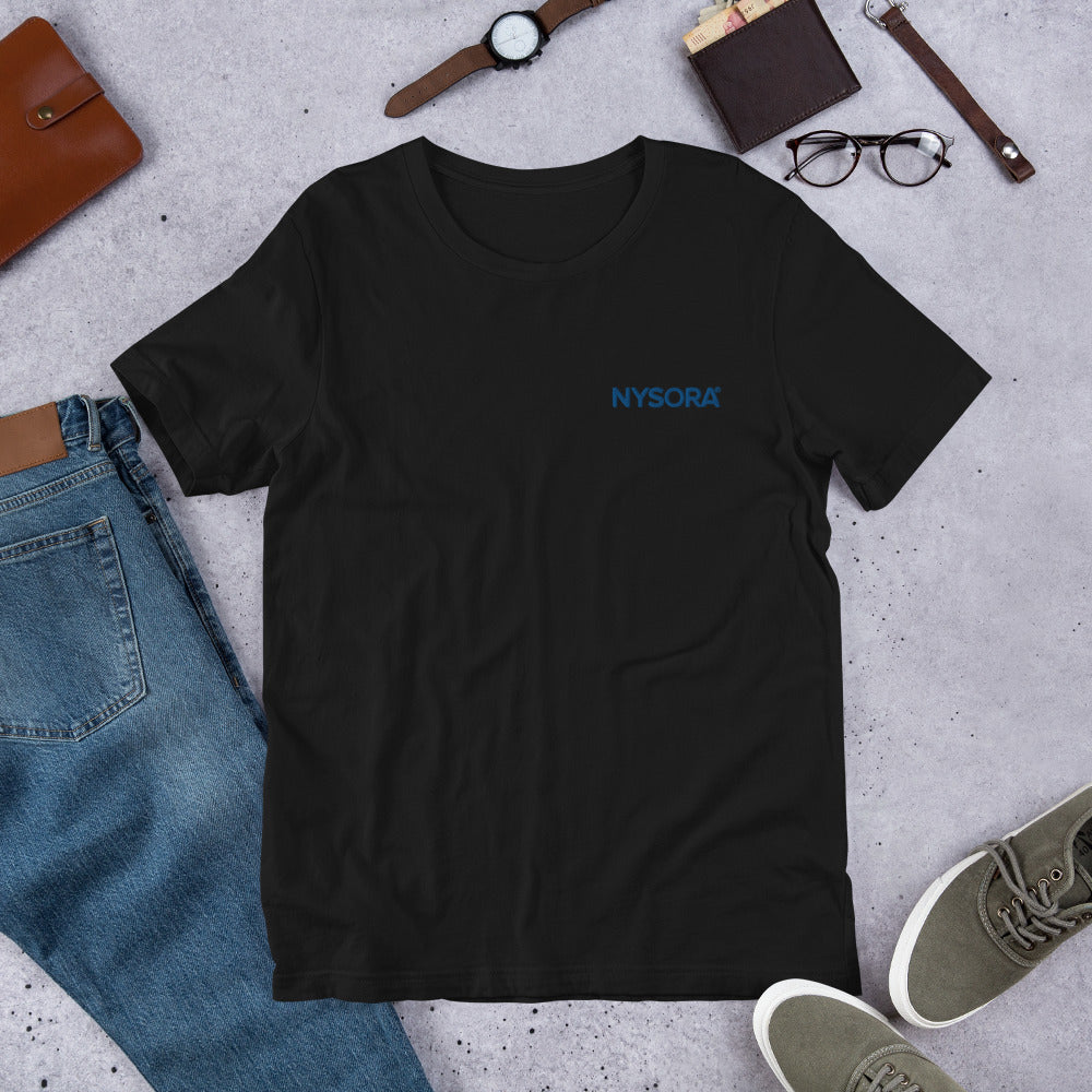 NYSORA Embroidery Unisex t-shirt