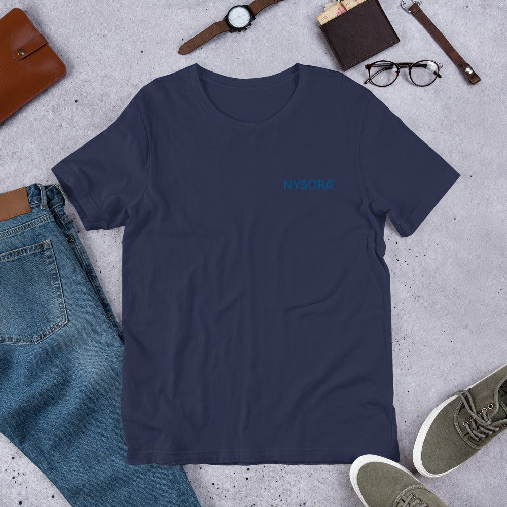 NYSORA Embroidery Unisex t-shirt