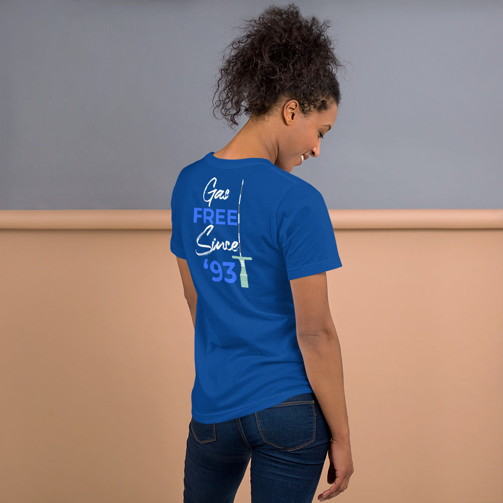Gas Free Since '93 T-shirt