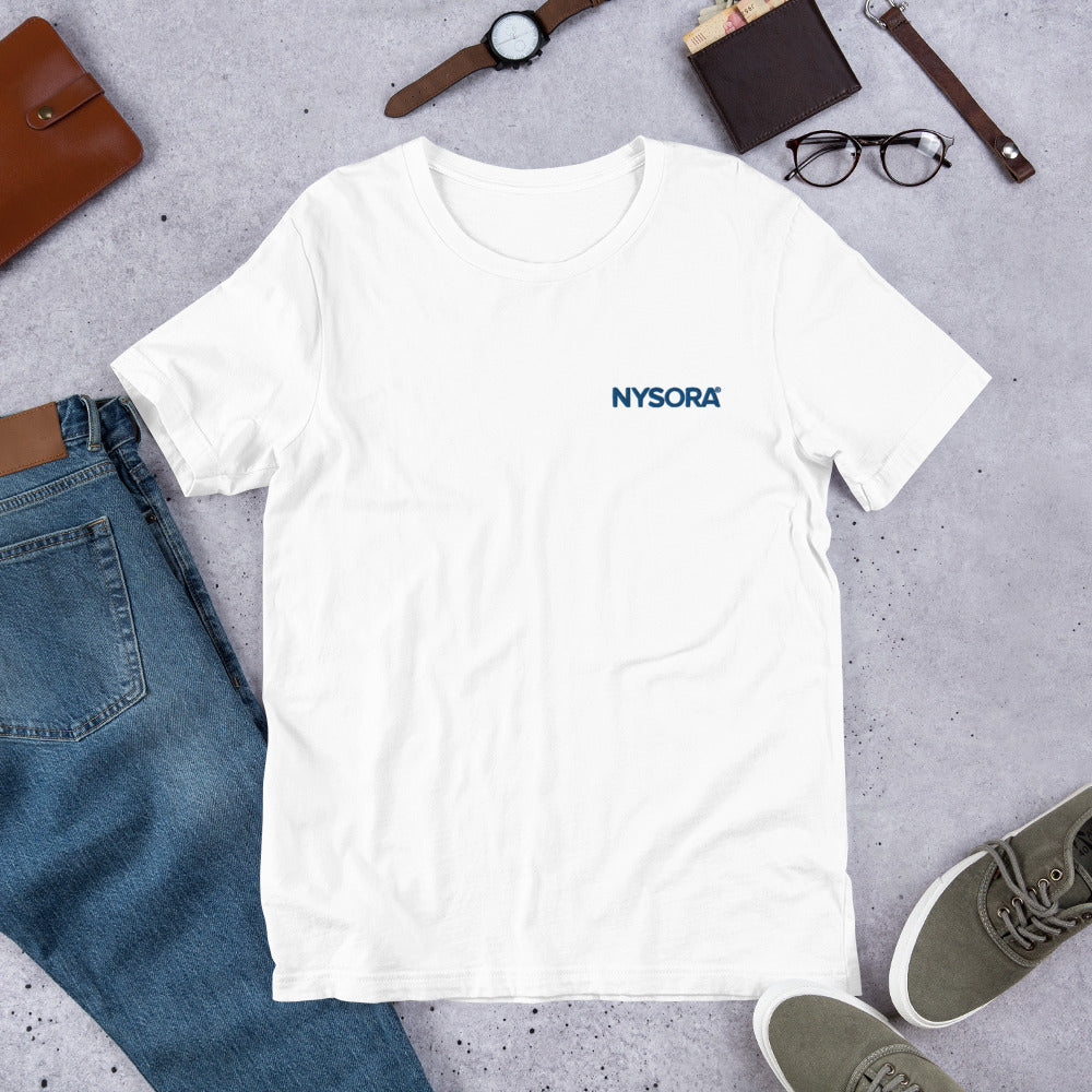 NYSORA Embroidery Unisex t-shirt